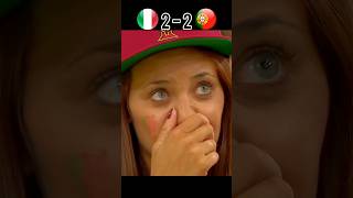 Italy Vs Portugal 2028 Euro Semi Final match penalty shootout 😯🔥youtube football shorts ronaldo [upl. by Mohkos]