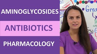 Aminoglycosides Pharmacology Nursing Antibiotics Mechanism of Action Mnemonic AntiInfectives [upl. by Ecertak377]