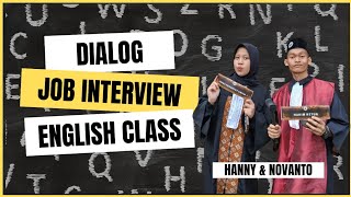 Job Interview Dialog Hanny amp Novanto [upl. by Baalbeer445]