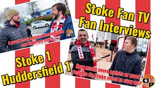 Stoke vs Huddersfield  Stoke Fan TV  Fan interviews roundup [upl. by Joub383]