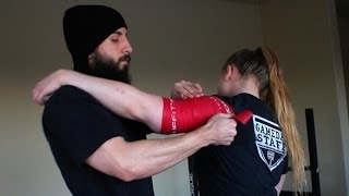 How To Voodoo Floss your Shoulder for FAST pain relief and Full ROM [upl. by Pietra591]