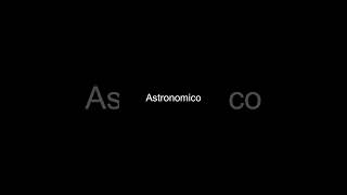 Sinonimi e contrari Astronomico shorts [upl. by Augy567]