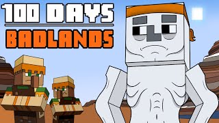 100 Days  Minecraft BADLANDS [upl. by Anan642]