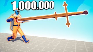 1000000 DAMAGE KING SWORD vs UNITS  TABS  Totally Accurate Battle Simulator 2024 [upl. by Rednav]