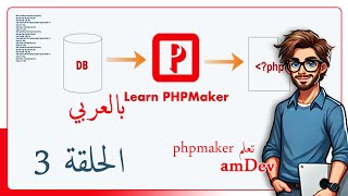 phpmaker  lec 3  الحلقة 3  amdev [upl. by Yentirb60]