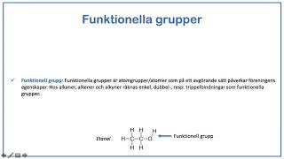 Organiska föreningar del 1  Introduktion till organiska föreningar [upl. by Tamis291]