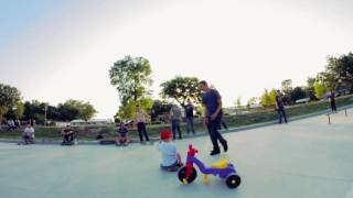 Kid gets knocked out at skatepark [upl. by Raffaello488]