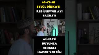 161718 Eylül DikkatMüjdeyi duyunca herkese haber vereceksinMutlaka izle [upl. by Adnwahsat127]