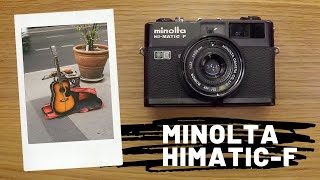 minolta HIMATICF  My First Film Camera amp Some Results [upl. by Nebe]