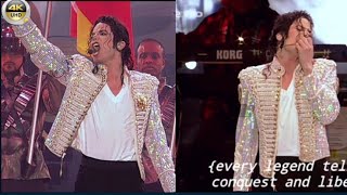 4KMichael Jacksonhistory songwith lyricslive munich history world tour 1997 [upl. by Mazur549]