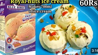 Royal Nuts ice Cream Blue bird ice cream recipe  very yummy The Ultimate Homemade Ice Cream Recipe [upl. by Aivalf]