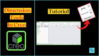 Dimension Tools in Creo Dimension Perimeter Baseline and Reference dimension in Creo [upl. by Junna]