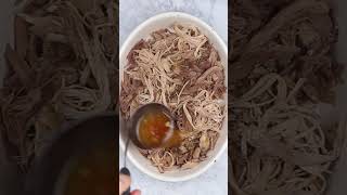 Easy Slow Cooker Pulled Pork BBQ [upl. by Lyrradal]