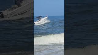 Choppy Manasquan Inlet Surf [upl. by Airyt]