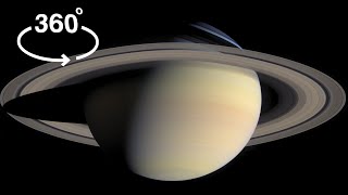 Falling into SATURN  360° VR Simulation Scary [upl. by Siroled]