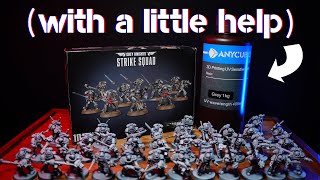 Warhammer 40k Model Showcase  Grey Knights Purifier Squad [upl. by Venetia]