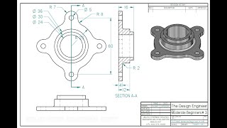 Solid Edge 2024 Tutorial  Moderate Beginners  3 [upl. by Aissilem]