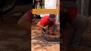 ENTÃO ESSA É A DIFERENÇA DE UM AUTOMÁTICO E UM MANUAL pets cachorro memes cães caes cachorros [upl. by Lexine]