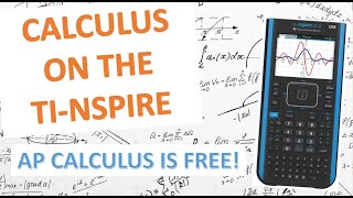 CALCULUS on the TINspire CX CAS Complete Guide [upl. by Guido]