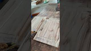 woodworking finishing  panel  papering furniture explor [upl. by Euqinmod680]