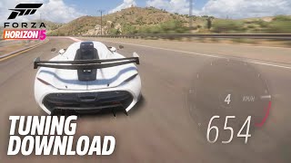 Forza Horizon 5 Koenigsegg Jesko 654 KMH  TUNING SETTINGS READ DESCRIPTION [upl. by Oflodor810]