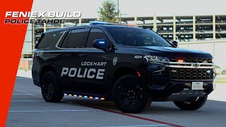 Feniex Build  Lockhart Police Tahoe [upl. by Ahsekin]