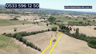 kırklareli merkezde satılık 1309 m2 Tarla [upl. by Ainafetse686]