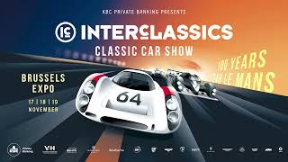 24H Le Mans Teaser  InterClassics Classic Car Show Brussels 2023 [upl. by Nakre781]