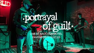 Portrayal of Guilt Full Set Live at Raccoon Motel Davenport 102723  Death in the Midwest [upl. by Nashoma592]