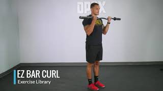 EZ Bar Curl  OPEX Exercise Library [upl. by Wynn]