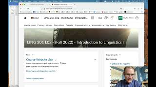 Ling 201  Intro Linguistics  Course Outline [upl. by Pincince]