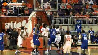 Clemson Basketball vs Georgia State Game Highlights 31814 [upl. by Becket]