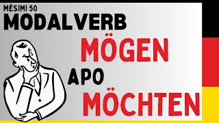 Modalverb  Folja modale quotMÖGENquot  quotMÖCHTENquot Mësimi 50 [upl. by Lavicrep]