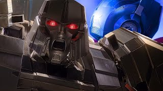 El ascenso de Megatron y Optimus Prime  Transformers One 2024 4K UHD Scene [upl. by Leaj537]