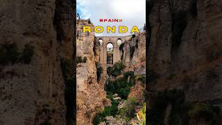 Ronda Spain 🇪🇸 Most Beautiful Town in Spain rondaspain shorts [upl. by Enyluqcaj]