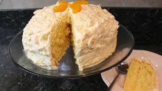 Mandarin Orange Cake Recipe  Pig Pickin Cake  Easter Sunshine Cake [upl. by Sheya]