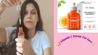 Dr Alies Professional Vitamin C Serum review 🥰  Vitamin C Serum for glowing and youthful skin ✨ [upl. by Forsyth89]