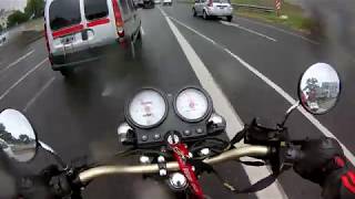 Zanella Sapucai 150  Lluvia en Gral Paz [upl. by Enelear]