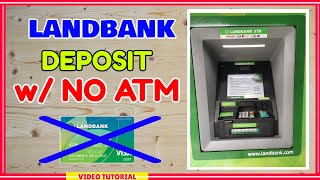 Landbank Cardless Deposit Paano Magdeposit w NO ATM Card to Landbank Deposit Machine [upl. by Velleman275]