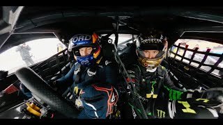 Ford President amp CEO Jim Farley drives Cam Waters Tickford Ford Mustang Supercar at Calder Park [upl. by Werdma]