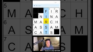 Wednesday Mini crossword 3123 New York Times Crossword crossword puzzle shorts [upl. by Ahsaz]