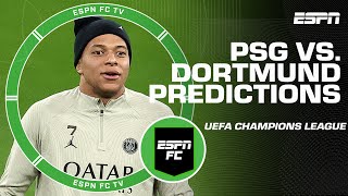 Does PSG have a chance to beat Dortmund Only Ale picks them to win 🔮  ESPN FC [upl. by Capriola]