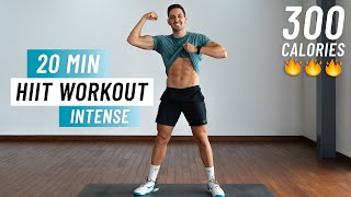 20 Min Fat Burning HIIT Workout  Full body Cardio No Equipment No Repeat [upl. by Baptiste]