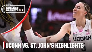 UConn was DOMINANT 💪 UConn Huskies vs St Johns Red Storm  Full Game Highlights [upl. by Calesta]