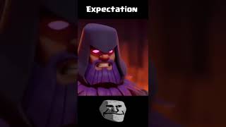 Expectations vs reality 😂 clashofclans clashfun coc summit007 viralvideo supercell [upl. by Mulcahy23]