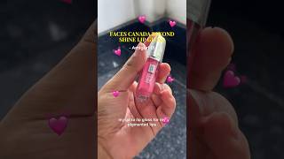 Pink Lip Gloss for pigmented lips  Faces Canada Beyond Shine  all skin tone  juicy plumpy lips [upl. by Orford]