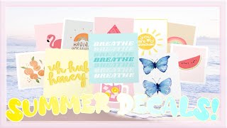 25 AESTHETIC SUMMER DECALS FOR ROBLOX  thedailyrose [upl. by Ettenna727]