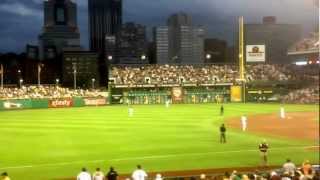 Pierogies Race During Pirates Game [upl. by Nnylrefinnej]