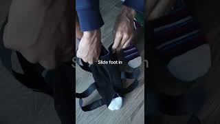 How To Put On Zamst a2DX ankle brace like Steph Curry and Trae Young [upl. by Sillaw715]