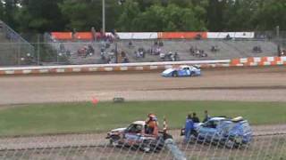 Outlaw Late models Ken Schrader hot laps [upl. by Eiralc]